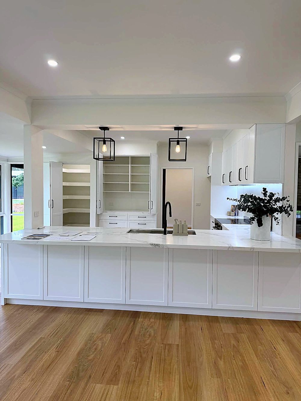 Kitchen island — edited listing photo